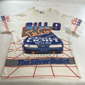 NASCAR Vintage Bill Elliott Coors Light The Silver Bullet 9 Size 2XL 90s